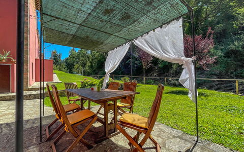 Mulino a Montegonzi Di Rimaggio: Pianta, Tavolo, Mobilia, Tavolo Esterno, Shade, Costruzione, Mobili Da Esterno, Sedia, Albero, Tempo Libero