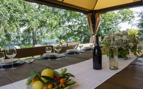 Villa Flora: Proprietà, Immobiliare, Portico, Terrazza, Costruzione, Camera, Ricorrere, Shade, Vacanza, Casa