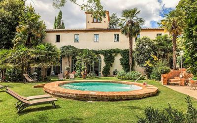 Castelletto: Proprietà, Estate, Casa, Piscina, Immobiliare, Costruzione, Casa, Erba, Backyard, Zona Residenziale
