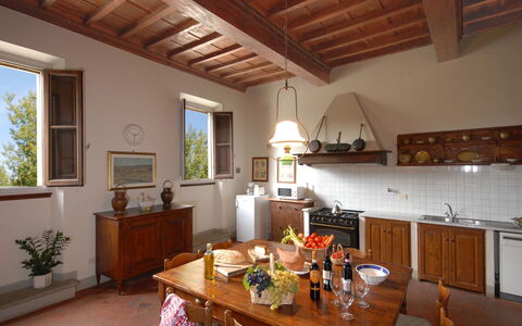 Villa Del Conte: Camera, Proprietà, Costruzione, Soffitto, Mobilia, Casa, Interior Design, Fascio, Cucina, Casa