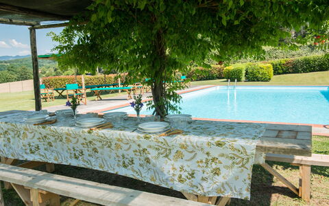 Villa Le Volte: Piscina, Proprietà, Vacanza, Tempo Libero, Albero, Ricorrere, Casa, Immobiliare, Tavolo, Paesaggio