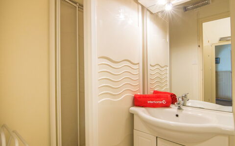 La Garde: Specchio, Proprietà, Lavello, Idraulico Fixture, Rubinetto, Lavandino Del Bagno, Bagno, Legna, Interior Design