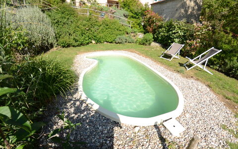 Al Colle Di Lari: Piscina, Proprietà, Paesaggio Naturale, Erba, Acqua, Casa, Immobiliare, Tempo Libero, Estate, Paesaggio