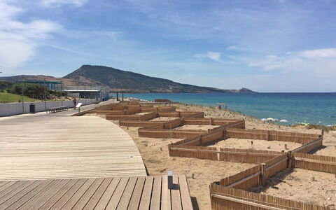 San Pietro Blue: Cielo, Mare, Boardwalk, Vacanza, Turismo, Oceano, Spiaggia, Costa, Passerella, Architettura