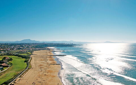 Golf de Chiberta: Cielo, Acqua, Corpo D'Acqua, Spiaggia, Costa, Orizzonte, Costiera E Morfologie Oceanic, Mare, Riva, Ecoregione