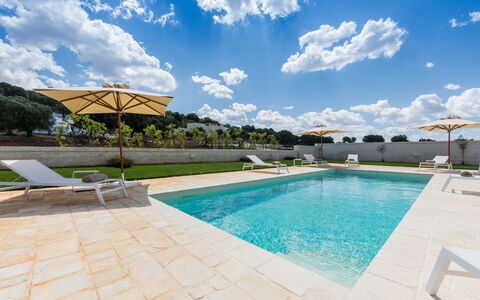 Il Casalino - Corte dei Messapi: Proprietà, Piscina, Immobiliare, Costruzione, Casa, Estate, Casa, Cielo, Vacanza, Ricorrere