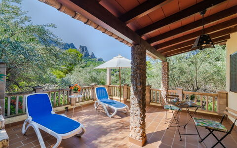 Cala Tuent: Proprietà, Immobiliare, Costruzione, Camera, Casa, Mobilia, Terrazza, Casa, Estate, Portico