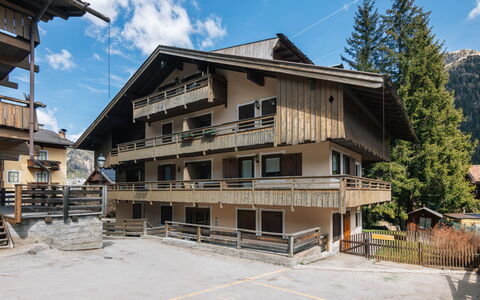 Canazei 540: Appartamento, Balcone, Parcheggio, Raccordo, Legname, Log Cabin