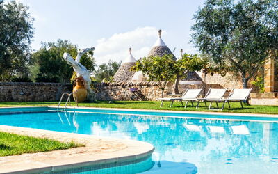Casa vacanza Favola dei Trulli - Trullo Acquamarina - San Michele Salentino, Puglia, Italia