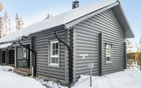 Kotka: Legna, Raccordo, Villetta, Inverno, Casa, Neve, Congelamento, Pendenza, Log Cabin, Finestra A Ghigliottina