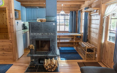 Mustikkaranta: Neve, Legna, Inverno, Villetta, Casa, Tetto, Casa, Congelamento, Log Cabin, Ramoscello