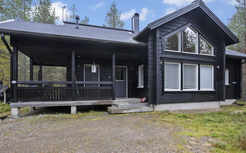 Vuosselin Kataja 5: Legna, Casa, Raccordo, Villetta, Casa, Tetto, Portico, Porta, Log Cabin, Edifici Giardino