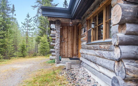 Lapinkoto: Legna, Raccordo, Villetta, Casa, Casa, Plank, Edifici Giardino, Log Cabin, Latifoglie, Portico