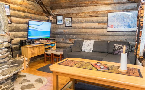 Lapinkoto: Legna, Mobilia, Villetta, Log Cabin, Soffitto, Soggiorno, Color Legno, Latifoglie, Legname