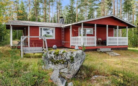 Mäntylä: Villetta, Casa, Casa, Edifici Giardino, Raccordo, Log Cabin, Agriturismo, Estate, Capannone, Cortile