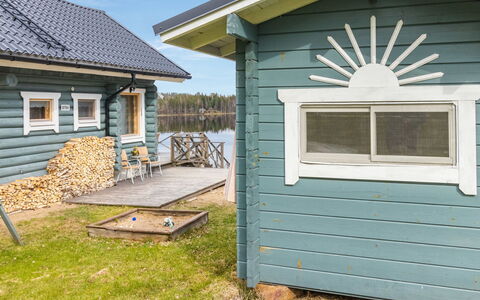 Aurinkotupa: Villetta, Casa, Casa, Edifici Giardino, Raccordo, Log Cabin, Agriturismo, Estate, Capannone, Cortile