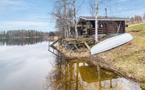 Aurinkotupa: Villetta, Casa, Casa, Edifici Giardino, Raccordo, Log Cabin, Agriturismo, Estate, Capannone, Cortile