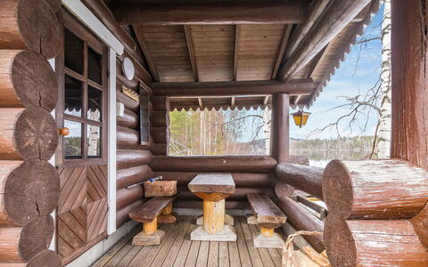 Aurinkotupa: Villetta, Casa, Casa, Edifici Giardino, Raccordo, Log Cabin, Agriturismo, Estate, Capannone, Cortile