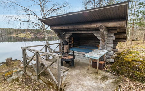 Aurinkotupa: Villetta, Casa, Casa, Edifici Giardino, Raccordo, Log Cabin, Agriturismo, Estate, Capannone, Cortile