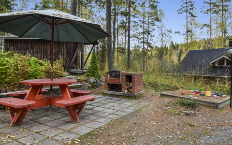 Mykkylä: Villetta, Casa, Casa, Edifici Giardino, Raccordo, Log Cabin, Agriturismo, Estate, Capannone, Cortile