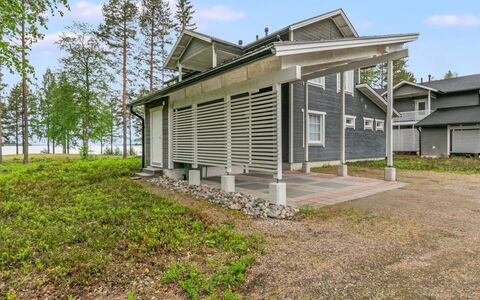 Paltamon Golfhovi B: Waterway, Banca, Alveo, Lago, Villetta, Foresta, Canale, Serbatoio, Log Cabin