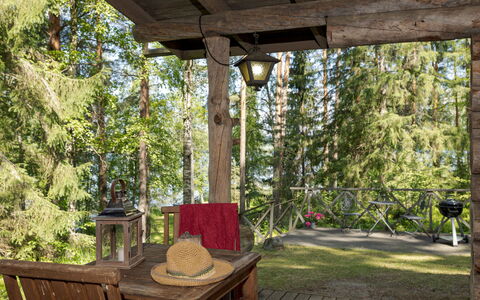 Rinnekämppä: Villetta, Casa, Casa, Edifici Giardino, Raccordo, Log Cabin, Agriturismo, Estate, Capannone, Cortile