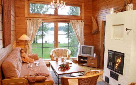 Alahuone: Villetta, Casa, Casa, Edifici Giardino, Raccordo, Log Cabin, Agriturismo, Estate, Capannone, Cortile