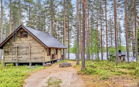 Pilkkaniemi: Villetta, Casa, Casa, Edifici Giardino, Raccordo, Log Cabin, Agriturismo, Estate, Capannone, Cortile