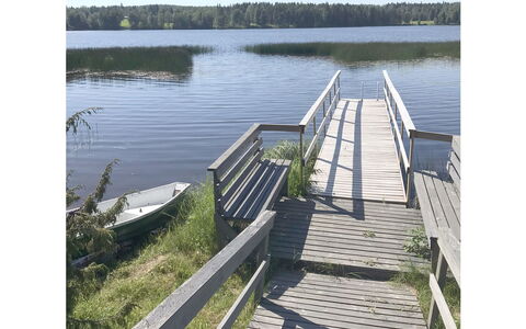 Kallioniemi: Acqua, Corpo D'Acqua, Risorse Idriche, Waterway, Paesaggio Naturale, Dock, Boardwalk, Banca, Molo, Lago
