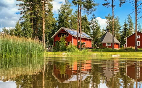 Kallioniemi: Paesaggio Naturale, Paesaggio, Banca, Villetta, Area Rurale, Lago, Riflessione, Stagno, Serbatoio