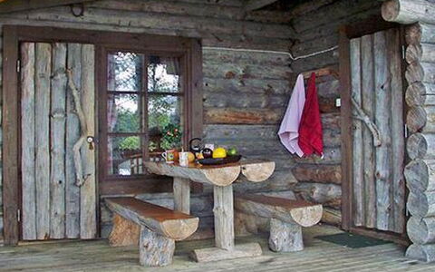 Mäntyniemi: Villetta, Casa, Casa, Edifici Giardino, Raccordo, Log Cabin, Agriturismo, Estate, Capannone, Cortile