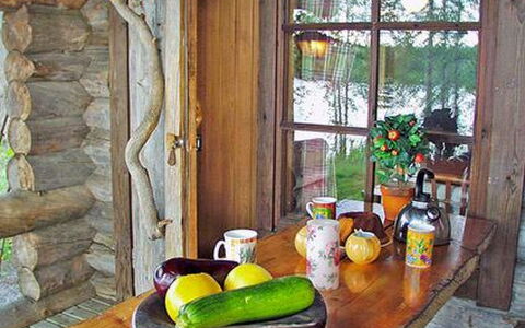 Mäntyniemi: Villetta, Casa, Casa, Edifici Giardino, Raccordo, Log Cabin, Agriturismo, Estate, Capannone, Cortile