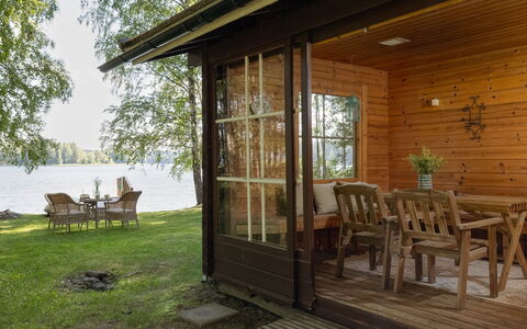 Joutsenlahti: Villetta, Casa, Casa, Edifici Giardino, Raccordo, Log Cabin, Agriturismo, Estate, Capannone, Cortile