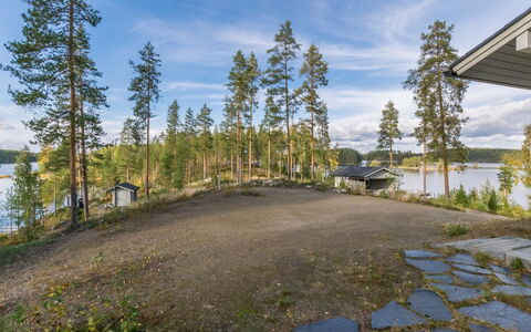 Tallusniemi: Waterway, Banca, Alveo, Lago, Villetta, Foresta, Canale, Serbatoio, Log Cabin