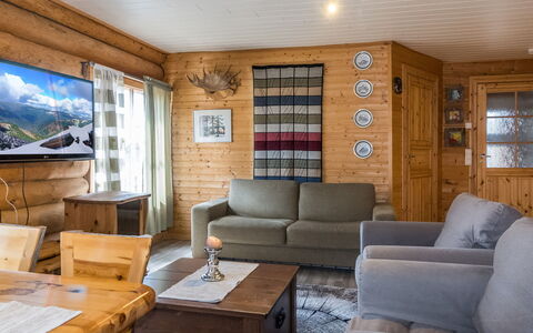 Aurora Cabin: Mobilia, Legna, Divano, Casa, Interior Design, Casa, Soffitto, Soggiorno, Villetta, Camera
