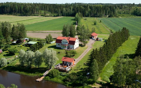 Mustijoenranta: Villetta, Casa, Casa, Edifici Giardino, Raccordo, Log Cabin, Agriturismo, Estate, Capannone, Cortile