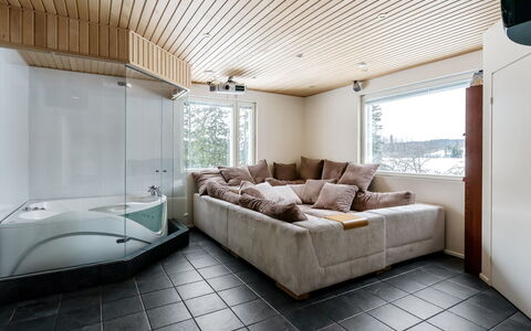 Mustijoenranta: Albero, Banca, Casa, Villetta, Lago, Stagno, Foresta, Log Cabin