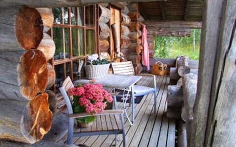 Kopinkallio 3: Albero, Banca, Casa, Villetta, Lago, Stagno, Foresta, Log Cabin