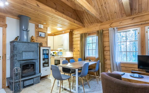 Honkahovi: Villetta, Casa, Casa, Edifici Giardino, Raccordo, Log Cabin, Agriturismo, Estate, Capannone, Cortile