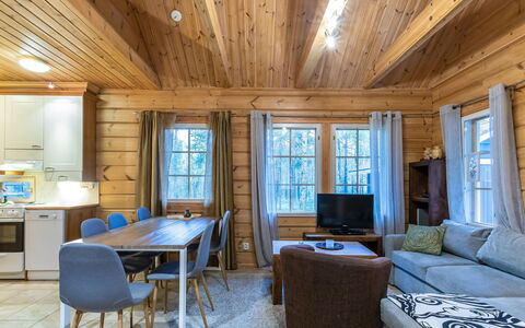 Honkahovi: Villetta, Casa, Casa, Edifici Giardino, Raccordo, Log Cabin, Agriturismo, Estate, Capannone, Cortile