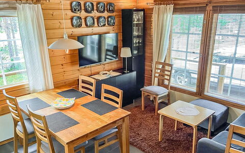 Lomaylläs B26 Palovaarankaarre 8 a: Waterway, Banca, Alveo, Lago, Villetta, Foresta, Canale, Serbatoio, Log Cabin