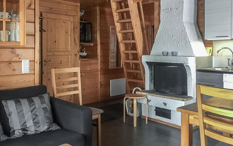 Lomaylläs B26 Palovaarankaarre 8 a: Waterway, Banca, Alveo, Lago, Villetta, Foresta, Canale, Serbatoio, Log Cabin