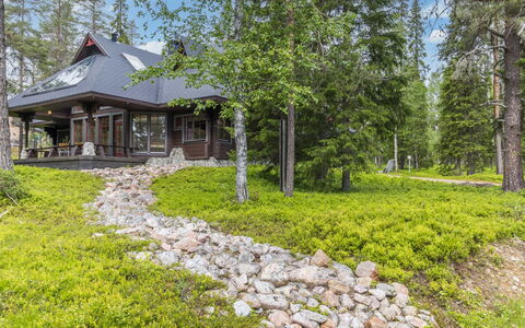 Villa Lumo (Ent. Ylläskyrö): Albero, Arbusto, Lotto, Villetta, Comunita 'Impianto, Casa, Groundcover, Woodland, Foresta