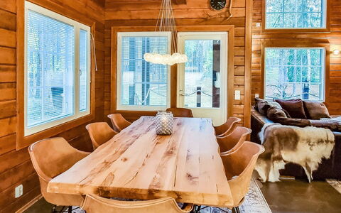 Arctic Chalet: Waterway, Banca, Alveo, Lago, Villetta, Foresta, Canale, Serbatoio, Log Cabin