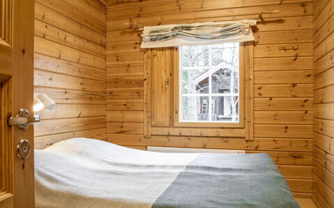 Lomaylläs H113 Pistopolku 5A: Waterway, Banca, Alveo, Lago, Villetta, Foresta, Canale, Serbatoio, Log Cabin