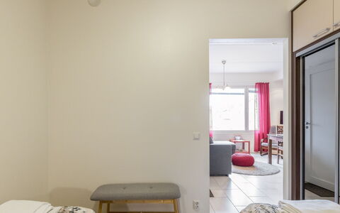 Yllästar 3 As 508: Mobilia, Interior Design, Pavimento, Pavimentazione, Parete, Legna, Camera, Soffitto, Tessile, Appartamento