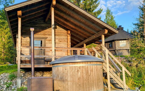 Eräkorven Kelotupa: Villetta, Casa, Casa, Edifici Giardino, Raccordo, Log Cabin, Agriturismo, Estate, Capannone, Cortile