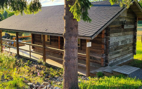 Eräkorven Kelotupa: Villetta, Casa, Casa, Edifici Giardino, Raccordo, Log Cabin, Agriturismo, Estate, Capannone, Cortile