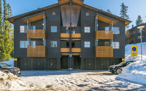Karhunvartijan Linna C22: Legna, Raccordo, Villetta, Casa, Casa, Plank, Edifici Giardino, Log Cabin, Latifoglie, Portico