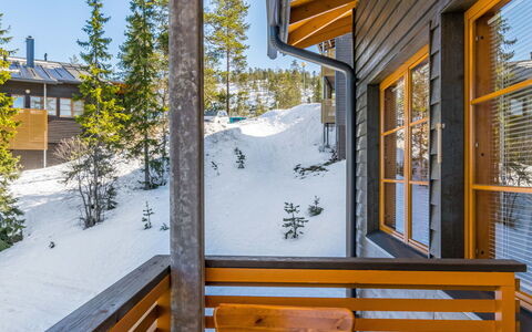 Karhunvartijan Linna C22: Legna, Raccordo, Villetta, Casa, Casa, Plank, Edifici Giardino, Log Cabin, Latifoglie, Portico
